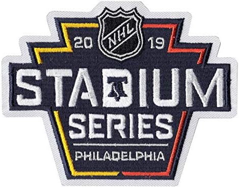 Нашивка на Тениска Стадион Серия в НХЛ 2019 Филаделфия Флайърс Питсбърг Пингуинс