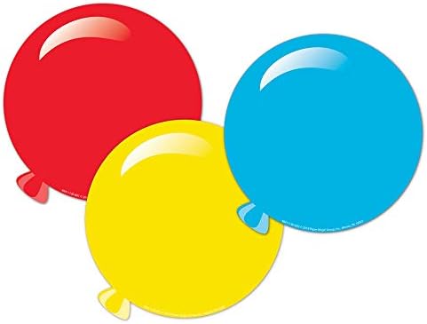 Многоцветен Балон Еврика, Изсечен от информационни табла и украси за клас, 36 бр., 5,5 х 5,5