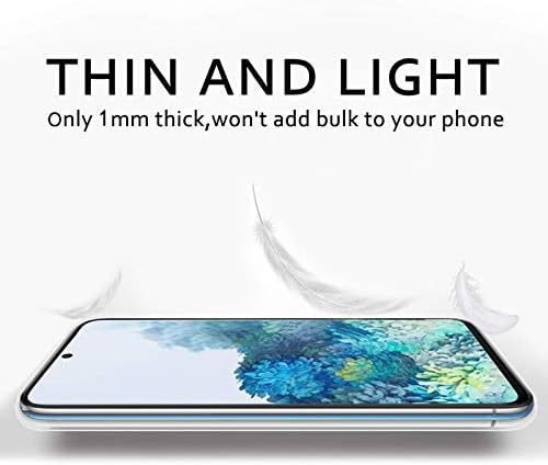 Ademen е Съвместим с Samsung Galaxy S20 FE 5G Калъф Прозрачен с дизайн на пеперуди Мек устойчив на удари Защитен калъф от TPU за Samsung Galaxy S20 FE 5G (Цветна пеперуда)