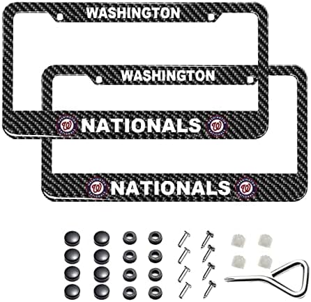 Frame регистрационен номер, Съвместима с Washington Nationals, изработени от въглеродни влакна