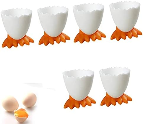 Комплект за Притежателите на яйца Yajun, Творчески Сладък поставка за Чаши За Яйца, Кухненски Инструменти, Аксесоари за Кухненски Прибори, съд за твърдо Сварени Яйца, 6 бр.