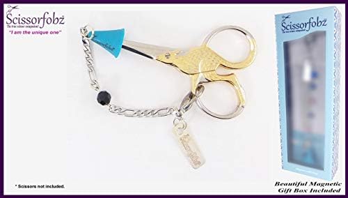 Ключодържатели-ножица от SCISSORFOBZ-Елегантна колекция - Ключодържател, Гривна-верижка За ключодържател, Гривна На Китката, Портфейл, Чанта-раница, Ключодържател за бродерия, Подаръци за бродерия. Красива подарък магнитна