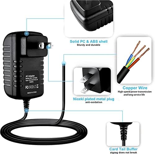 Parthcksi Global ac/dc за Qwest CenturyLink Actiontec C1000A Gigabit ethernet Безжичен Модем Рутер, Кабел Захранване, с монтиран на стената Домашна Мрежа захранване