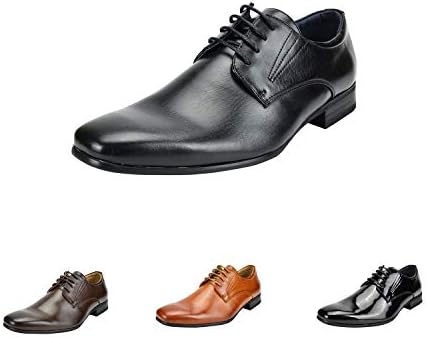 Мъжки Класически и Модерни Вечерни обувки-Oxfords Bruno Марк дантела с кожена подплата