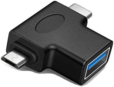 Конвертор 3-в-1 OTG USB 3.0 за свързване към USB 3.1 Type C и Micro-B за да се свържете към конектора