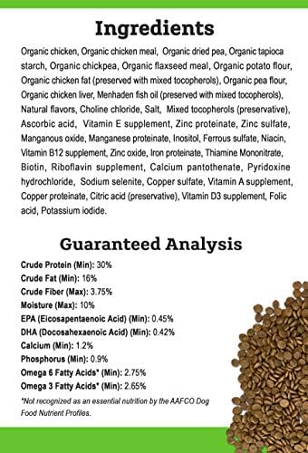 Нежен и Истински Органична Храна за кучета с Пилешко и черен дроб Рецепта, 11 кг
