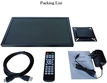 iChawk W141MN-59/14,1 инча 1280x800 16:10 Широкоекранен AV BNC HDMI VGA Метален Корпус Вграден Високоговорител Дистанционно управление на PC Монитор Дисплей LCD екран с подключаемым чрез USB видео плейър на U-диск