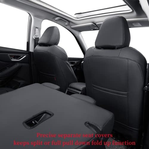 Обичай седалките coverdream, съвместими с някои модели на Hyundai Tucson 2022 2023 - Кожзаменитель (черен, пълен комплект)