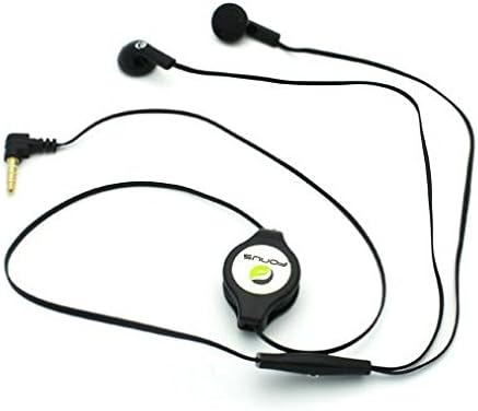 Прибиращи слушалки слушалки, съвместими с вашия телефон LG K92 5G - 3.5 мм с микрофон, Слушалки свободни ръце, Слушалки за разговори със свободни ръце, слушалки с микрофон
