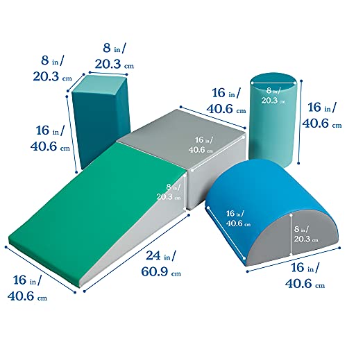 ECR4Kids-Игрален комплект за катерене и проследяването стъпки пълзи ELR-12683F SoftZone и Обикновен Пенопластовый катерач ELR-12717F-CT SoftZone, свободно стояща детска дизайн за активен отдих в закрито