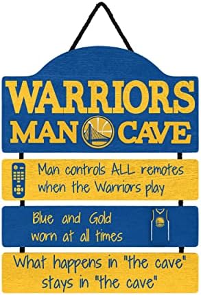 Логото на отбора FOCO NBA Mancave Cave Man Висящ Стенен Знак