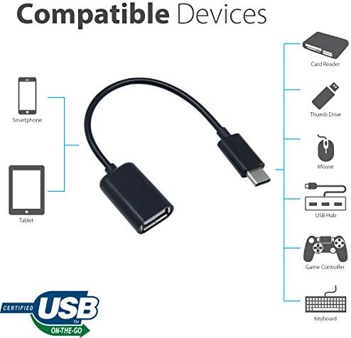 Адаптер за USB OTG-C 3.0, съвместим с вашия LG XBOOM Go PL7, осигурява бърз, доказан и многофункционално използване на функции като например клавиатури, флаш памети, мишки и т.н.