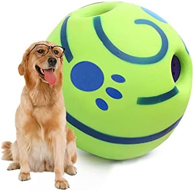 HKHLAT Интерактивни Играчки за кучета, Хихикающий Звук, Топка за домашни любимци, за по-Големи Агресивни Жевателей, в близост до неразрушим, Забавен, Вибриращ, Писклив