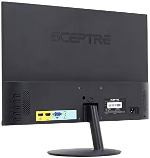 Led монитор Sceptre 24 75 Hz Full HD 1080P с вградени говорители, HDMI, VGA, Матиран Черен 2019 (E248W-19203RS)