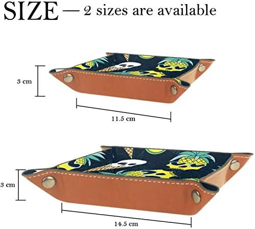 Тава за Тоалетна Масичка Mapotofux, Тава За Съхранение Тоалетна Бачка, Тава За Баня От Смола, Ананас На Черепа