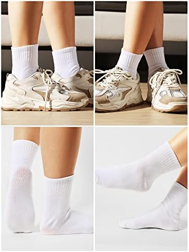 Tarpop 150 Чифта Мъжки Чорапи на една Четвърт от Глезена, Дълги Чорапи, Спортни, Абсорбиращи Влагата Чорапи, Ежедневни Спортни Чорапи, Опаковка