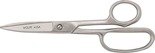 Професионална ножица за птици - Произведено в САЩ компания Wolff Industries - изцяло метална, с висок лост, Ергономична ножица за Потрошения, обезкостяване и преработка на птиче (9 инча с висока лост)