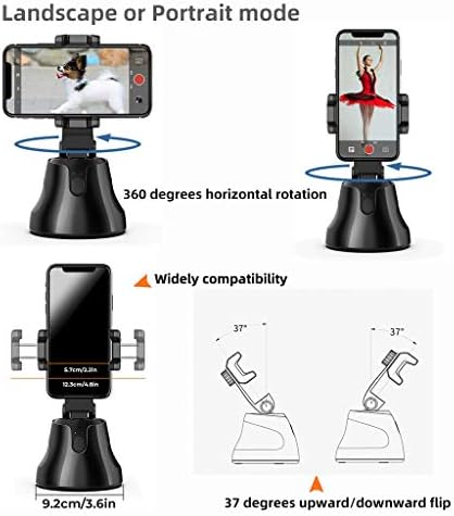 Кардан панта с въртене на 360 Градуса, умен статив за проследяване на лице, Статив за автоматично следене на селфи, умен статив за проследяване на лице и обект на интелектуална заснемане, монтиране за телефон, статив-робот