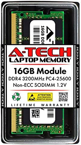 A-Tech 16 GB оперативна памет, за да Lenovo ThinkBook 15 G2 are (1x16 GB) DDR4 3200 Mhz PC4-25600 Без ECC Небуферизованный sodimm памет 260-пинов Модул актуализации на картата с памет за преносими компют