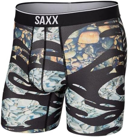 Мъжко бельо Saxx – VOLT, Гащи-боксерки от дишаща мрежа с Вградена поддръжка на формата Чувалчета – Тренировъчното бельо за мъже