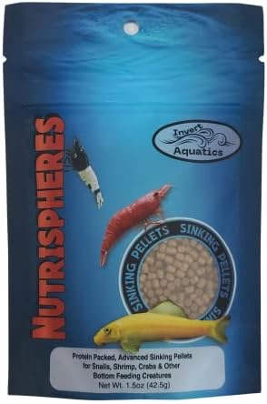 Triton Aquatics NutriSpheres - Потъването е основна храна за охлюви, скариди и дънни риби (1,5 унции (42,5 грама))
