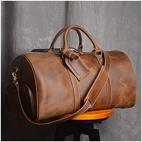 LEPSJGC Мъжка чанта за ръчен багаж, чанта с Голям Капацитет, през рамо, подходяща за лаптоп 15 инча (Цвят: A, Размер: One Size)