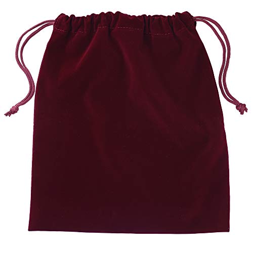 Чанти за сешоар Beautyflier за пътуване, Памучен чанта от съвсем малък, Контейнер, Чанта за сешоар, организация и съхранение у дома или на път ... (11,5 x 10Вино-червено)