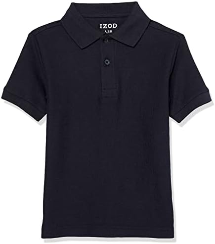 Училищни униформи IZOD за момчета, Поло Риза с къс ръкав, Закопчалки за копчета, Удобна и лека Пикантна Плат