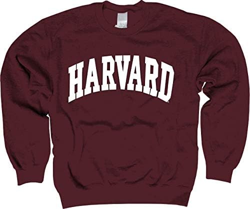 Hoody Харвардския университет - Официално Лицензиран Засводени Блок Crewneck
