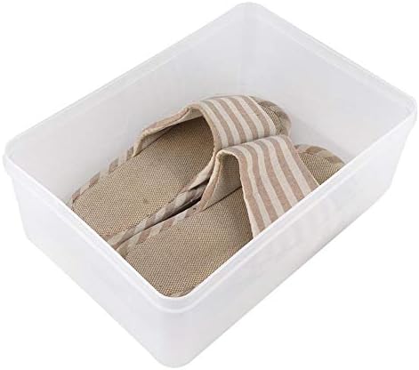 Многофункционален Женски Мъжки Кутия За съхранение на Обувки Прозрачен Контейнер За съхранение на храна Штабелируемые Стелажи За обувки Домашната Кухня (1)