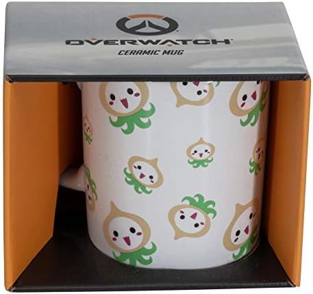 Керамични Кафеена чаша JINX Overwatch Pachimari, Бяла, 11 грама