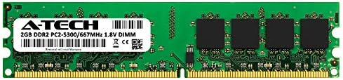 Подмяна на памет A-Tech обем 2 GB за Kingston KVR667D2N5/2G|DDR2 667mhz PC2-5300 UDIMM Без ECC 240-Пинови DIMM модул памет