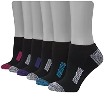 Дамски чорапи Hanes Премиум-клас С мека Подплата No Show Socks 6 в опаковка