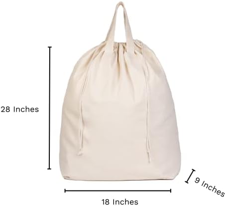Заредете чанти за бельо - Изключително здрава облицовка за дрехи - Смяна на трайно холщовой чанти за бельо - Подходящ за кръгли и квадратни кошници за бельо със зако?