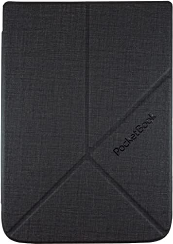 Сгъваем калъф Pocketbook Оригами от устойчив материал с функция Sleep Cover за Inkpad 3 и Inkpad 3 Pro, тъмно-сив.