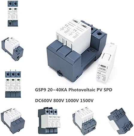 MASYLS GSP9 2P Слънчев Фотоелектричния низковольтный релса dc 600 НА 1000 В 20КА-40КА Разрядник за защита от скока, 1 бр. Магнитни ключове dc, миниатюрни ключ (Размер: 2P 600VDC)