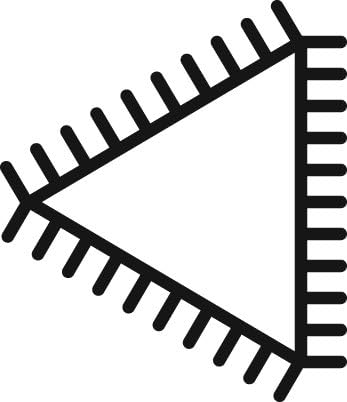 Спускане напильника Grobet Swiss Pattern с три Квадратни отвори 5-1/2 6