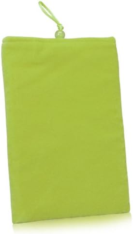 Калъф BoxWave, който е Съвместим с Pocketbook InkPad Color (7,8 инча) - Кадифена торбичка, ръкав от мека велюровой плат с завязками - Маслинено-зелен
