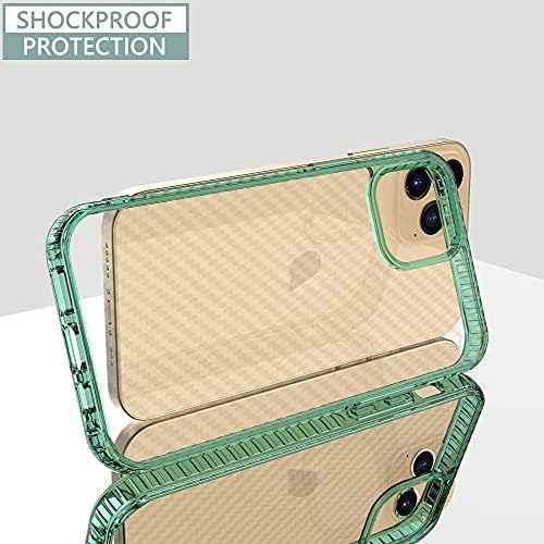 DOOGE Разработена за iPhone 12 Mini Case, [Защита от пръстови отпечатъци] [Нескользящий] Фигура от въглеродни влакна, Сверхпрочная Защитна Прозрачна Тънка делото с Противоуда?