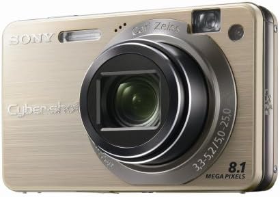 Цифров фотоапарат Sony Cybershot DSCW150/G 8.1 Mp с 5-кратно оптично увеличение, супер Устойчив снимка (златен)