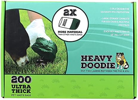 Сверхтолстые Торбички за кучешки отпадъци Heavy Doodie 200ct