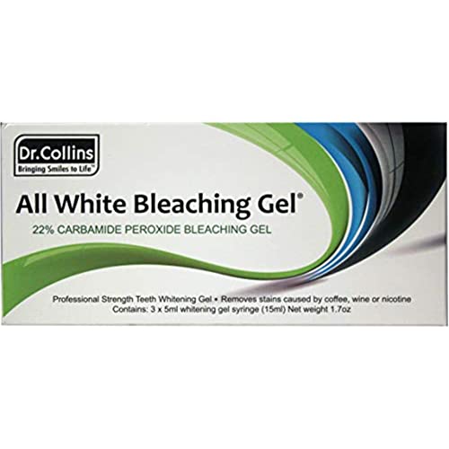 Dr. Collins All White 22% Карбамиден пероксид, 0,17 течни унции - 3 порции (1 опаковка)