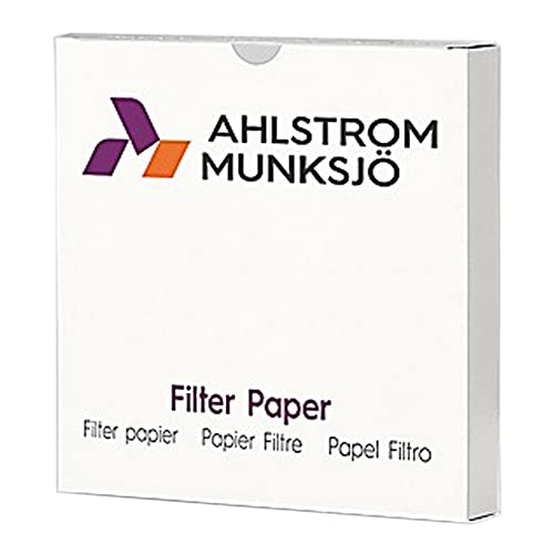 Филтърна хартия Ahlstrom 8613-0300 за тестване на захар, 4 Микрона, Среден разход, сорт 8613, диаметър 3 см (кутия от 100 броя)