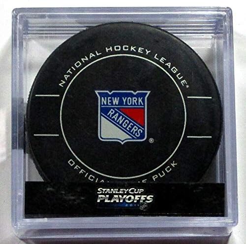 Плейофите за Купа Стенли 2011 г. Ню Йорк Рейнджърс Официалната игра в НХЛ за Миене Запечатана Нова - Хокей карта