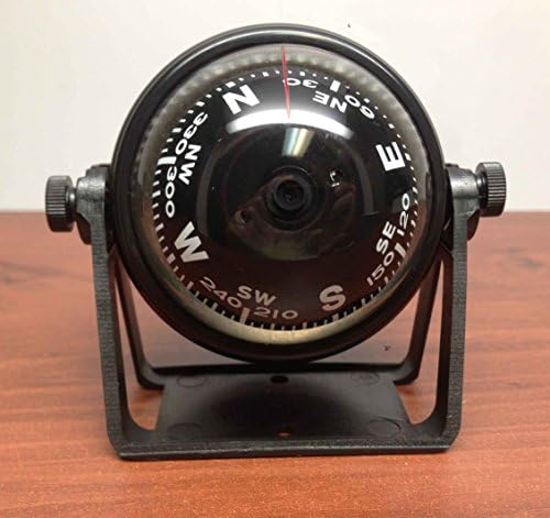 Спортен компас за морски лодки 2.25 D Compass с Черен монтиране на стена, Видима ЛИНИЯ LUBER