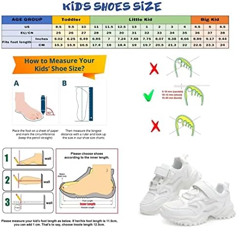 YAVY/Обувки за момичета, обувки за Тенис за момчета, Кожени Маратонки за бягане, Дишаща Мрежа, спортни обувки, Лека Детски обувки за ходене (Бебе/Малко дете/Голямо бебе