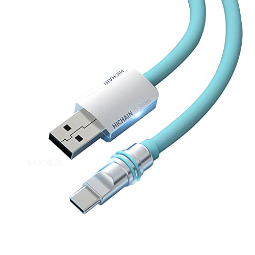 Кабела на зарядното устройство Hichain Type C Кабел-удължител за бързо зареждане на USB C дължина 4 метра от USB A до C USB (синя)