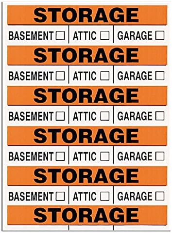 Етикети за постоянно съхранение в помещение на марката Office Depot (надпис) неоново-оранжев цвят, опаковка по 50 броя