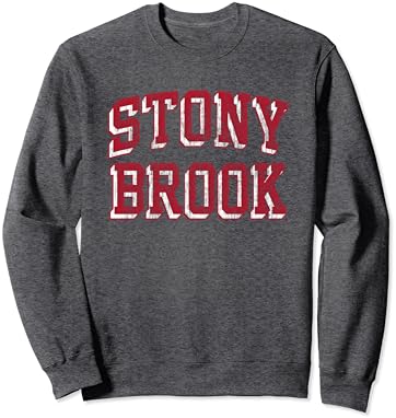 Hoody Stony Brook Seawolves с ретро-арка от Тъмно Хедър