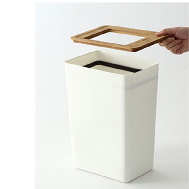 BKDFD кофа за Боклук Дървена кофа за Боклук За домашния офис кофа за Боклук Пластмасова Кофа за съхранение